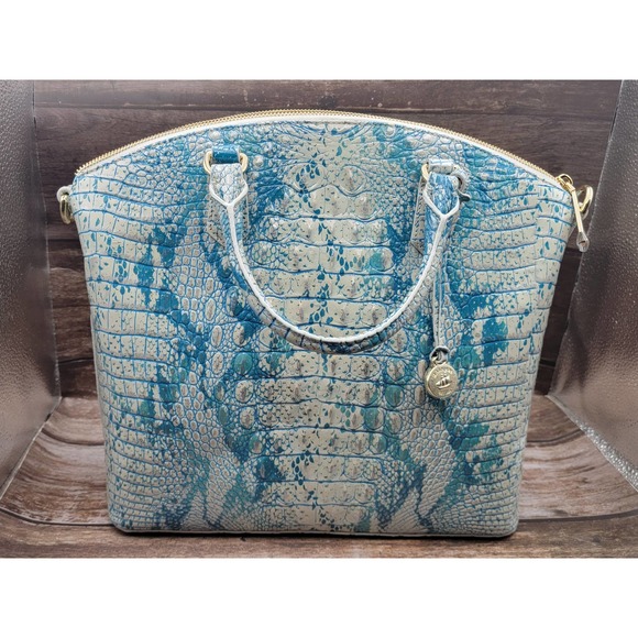 NWT Brahmin large Duxbury Mesmerized Melbourne satchel - Picture 5 of 9